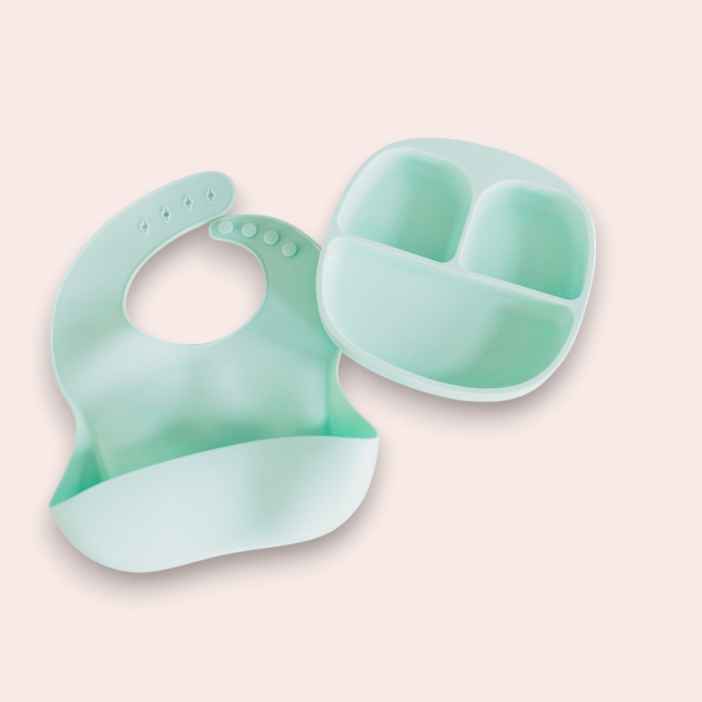 Baby Feeding Set | Suction Plate & Silicone Bib