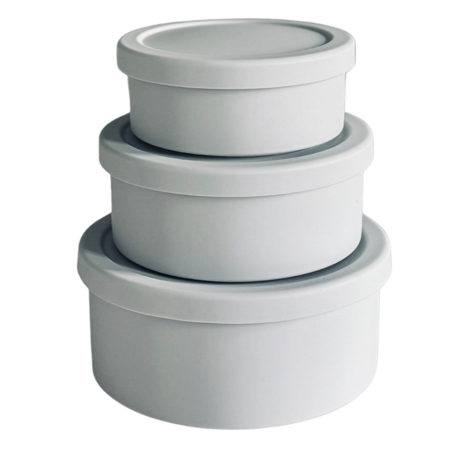 Round Food Storage Trio | 3-Piece Nesting Set