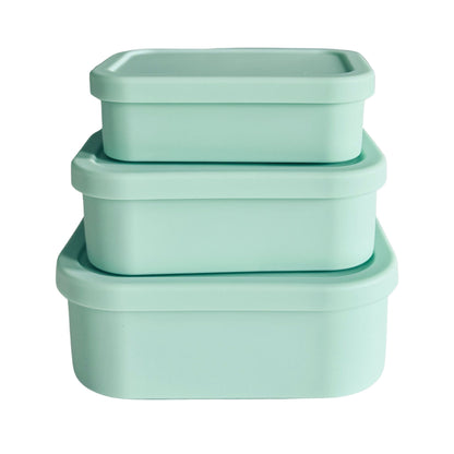 Rectangle Food Storage Trio | 3-Piece Nesting Set