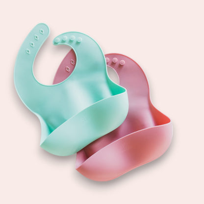 Silicone Bib - Set of 2  | $22 Value