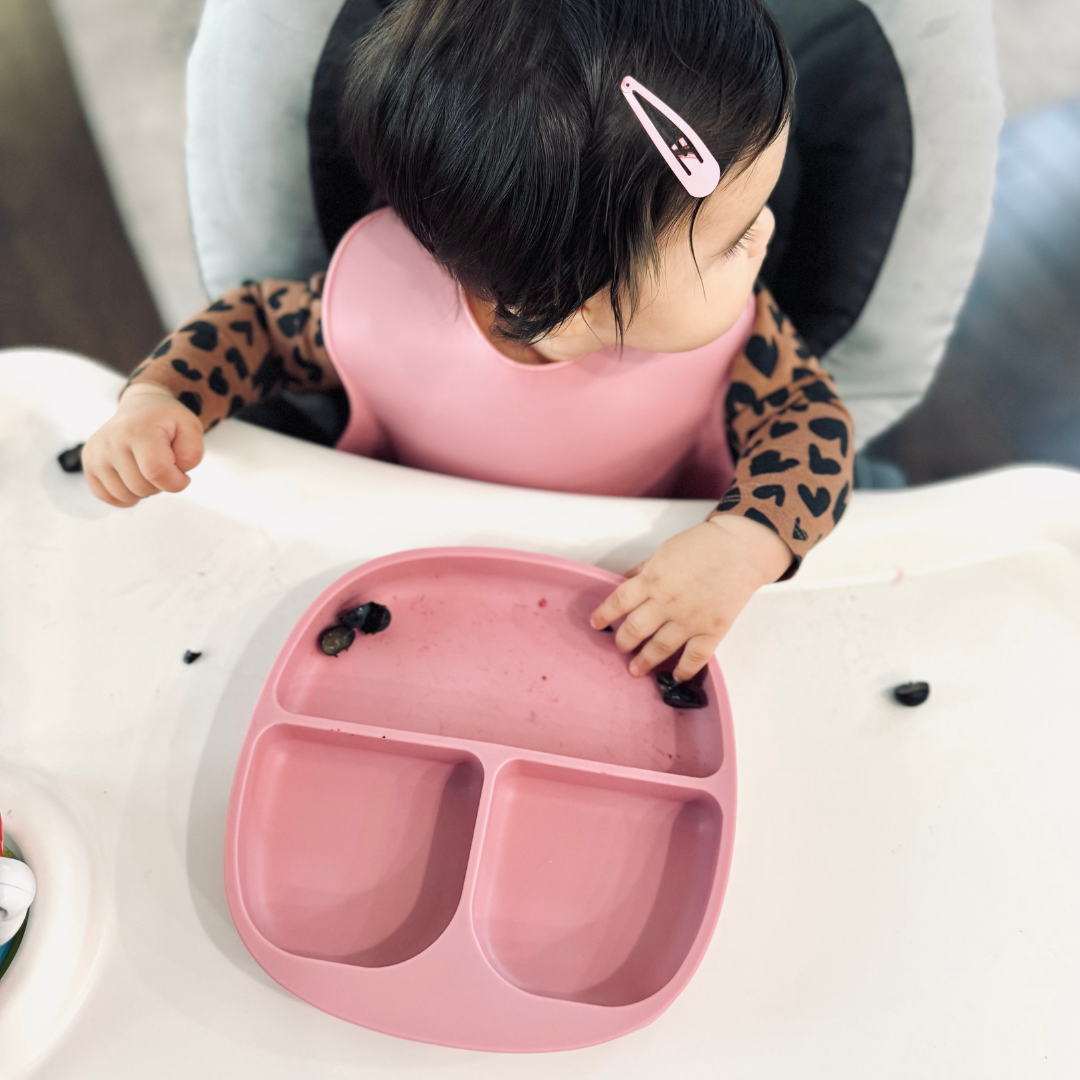 Baby Feeding Set | Suction Plate, Bowl & Silicone Bib