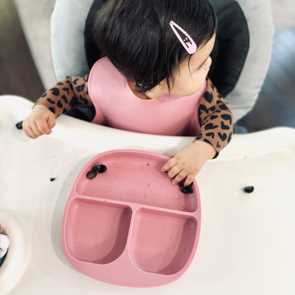 Baby Feeding Set | Suction Plate, Bowl & Silicone Bib