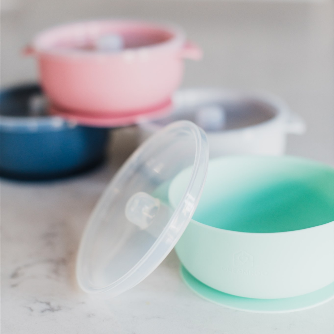 Baby Suction Bowl with Lid