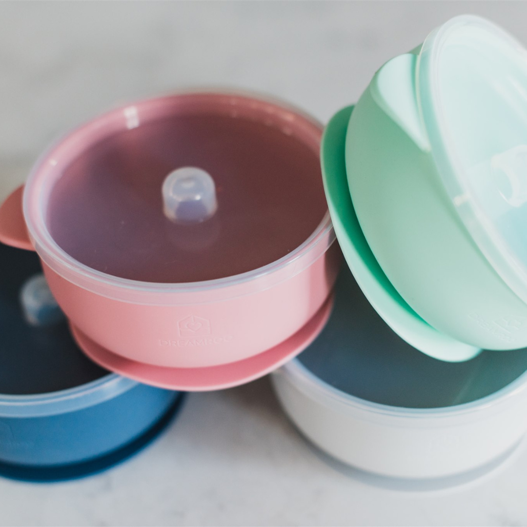Baby Suction Bowl with Lid