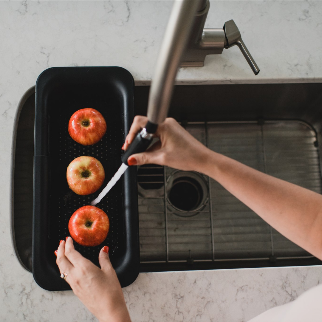 The "Over the Sink" Colander