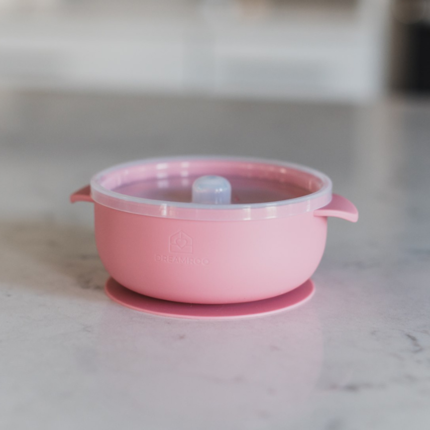 Silicone Suction Bowl with Lid