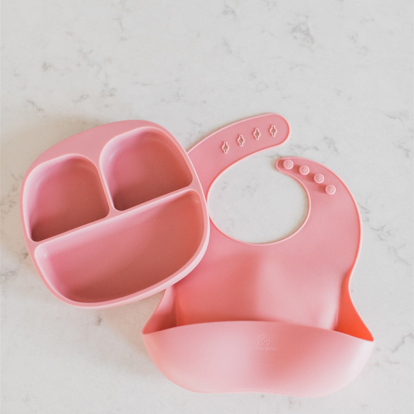 Baby Feeding Set | Suction Plate & Silicone Bib