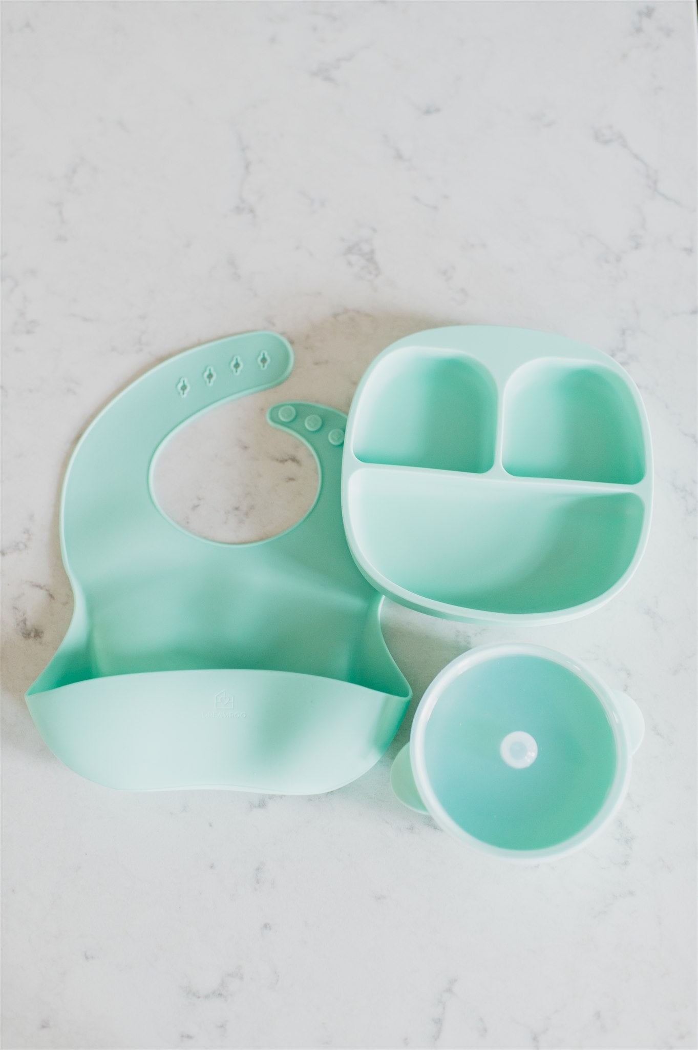 Baby Feeding Set | Suction Plate, Bowl & Silicone Bib