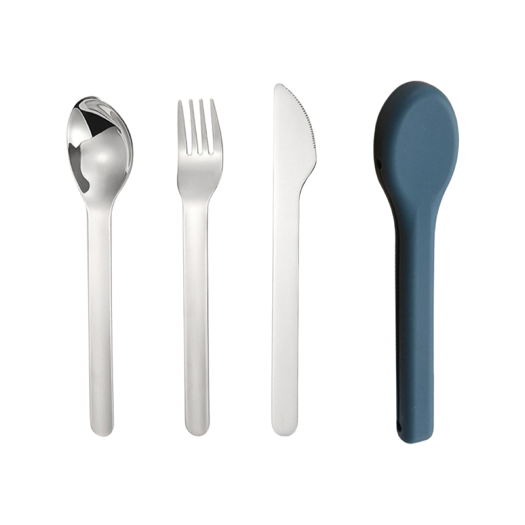Wholesale Reusable Eco-Pack Travel Stainless Steel Cutlery Utensil Set